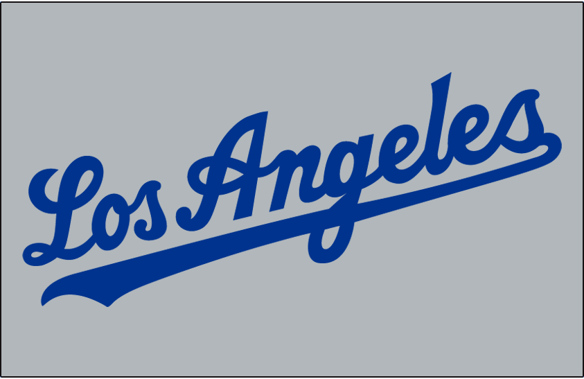 Los Angeles Dodgers 1959-1969 Jersey Logo iron on paper